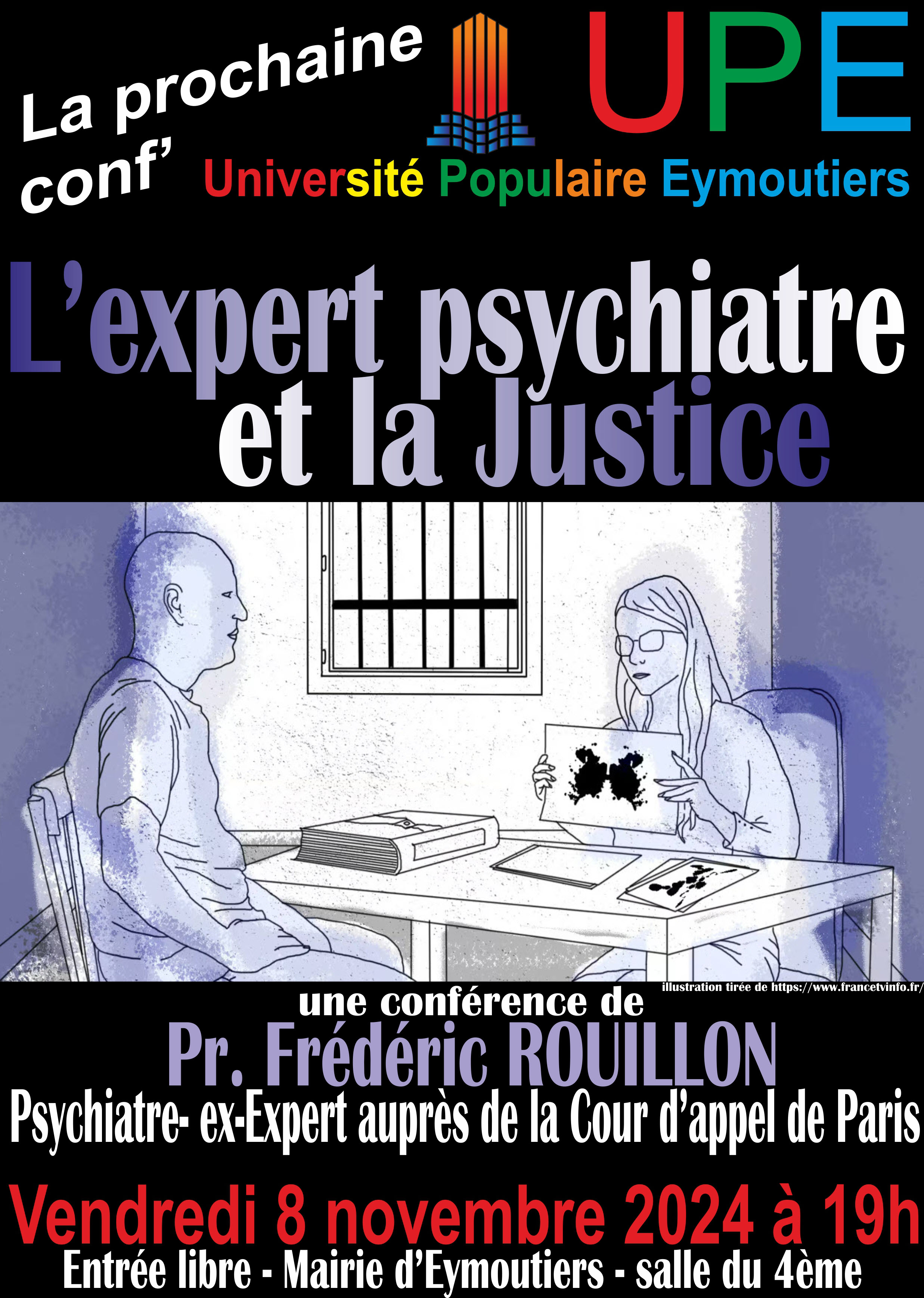 affiche justice et psychiatrie